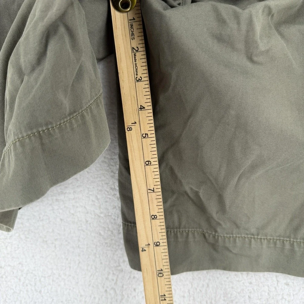 Banana Republic Shorts Mens 31 Green Chino Flat Front Cotton Casual Summer‎